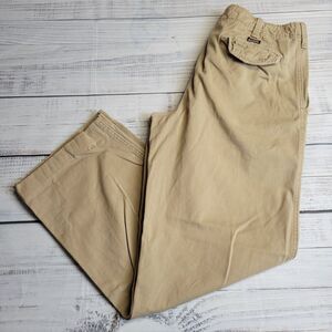 VTG Abercrombie & Fitch 33x32 Pants‎ Y2K Baggy Loose Fit Button Khaki's 33L
